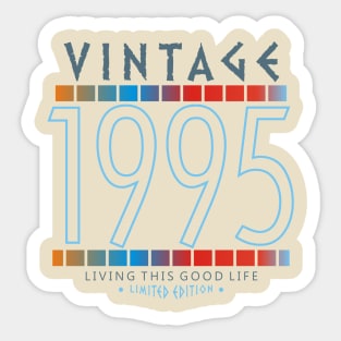 20th Birthday T-Shirt - Vintage 1995 Sticker